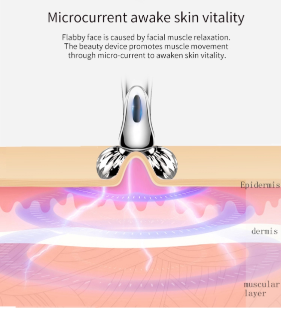 Microcurrent face massager