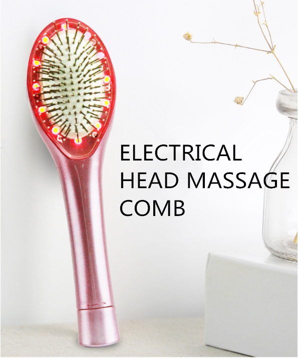 Electric massage comb